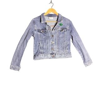 Girl Scouts Embroidered Denim Jacket â Big Girls Sz L (approx 12-14)